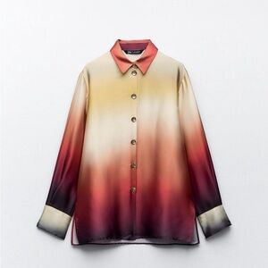 Zara SATIN EFFECT TIE-DYE SHIRT
MULTICOLORED 0/7888/173